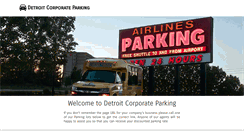 Desktop Screenshot of detroitcorporateparking.com